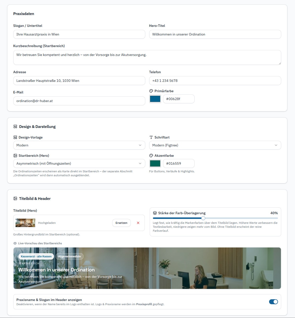 Portal: Website ohne Technikwissen anpassen – mit Live-Vorschau